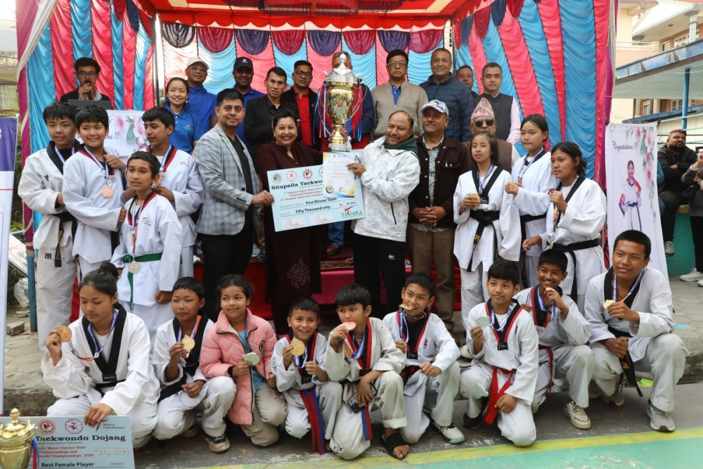 सात स्वर्णसहित ढल्को टिम च्याम्पियन