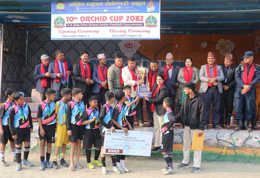 विद्यावाणीलाई अर्किड कपको उपाधि