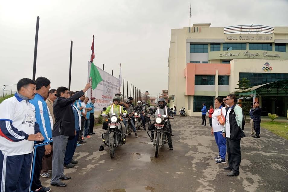 नेपाल ओलम्पिक कमिटी, स्पोर्टस फर अल कमिसन र जेभियर अलमुनाईको अायोजनमा साइकल र्याली सम्पन्न