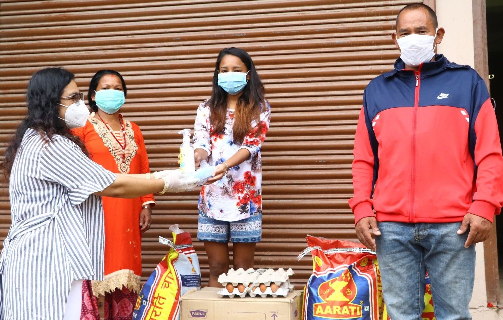 नेपाल भलिबल संघद्वारा खेलाडीलाई राहत वितरण शुरु