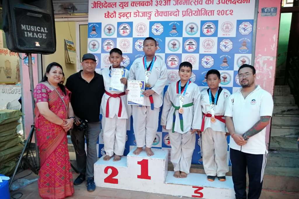 जैशिदेवल युथ क्लबको ३२औं वार्षिकोत्सवमा छैठौं इन्क्ट्रा डोजाङ्ग तेक्वान्दो प्रतियोगिता सम्पन्न