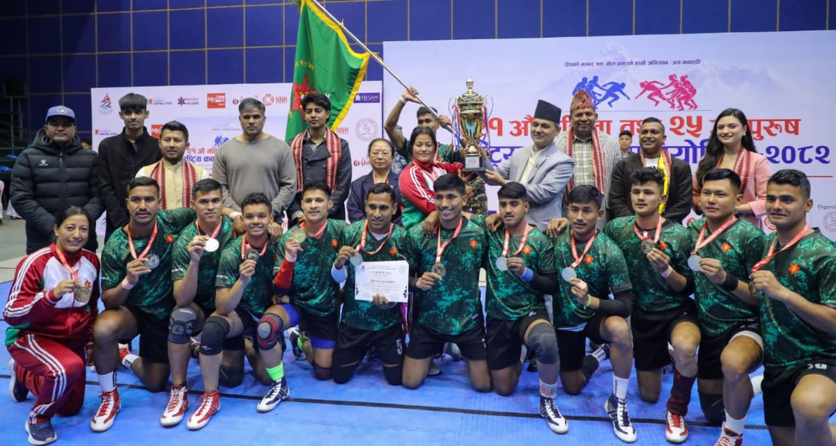 एपीएफ र आर्मीलाई राष्ट्रिय कबड्डीको उपाधि