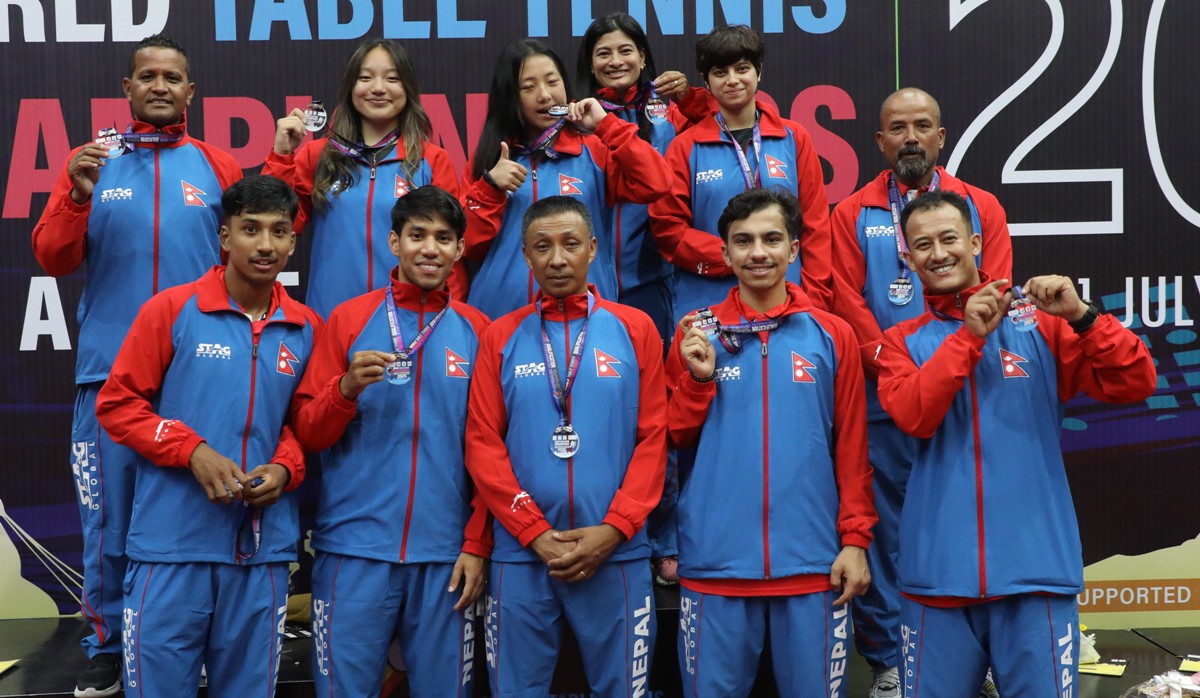 विश्व टिम टेबलटेनिसका लागि भारतको दुबै टोली छनोट