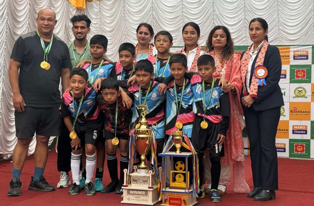 प्रथम अन्तरविद्यालय अन्डर-१२ छात्र फुटसल सम्पन्न, विद्यावाणीले जित्यो उपाधि