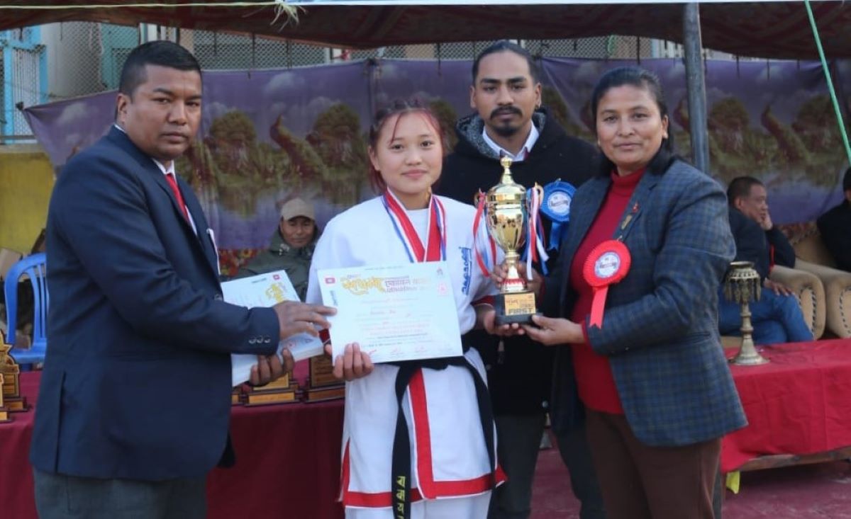 प्रथम स्वयम्भू एकायन कराते प्रतियोगिता २०८२ सम्पन्न