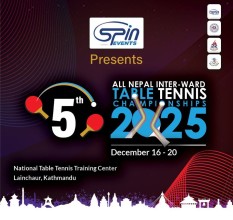 देशव्यापी अन्तर वडा टेबलटेनिसको तयारी