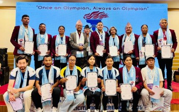 नेपाल ओलम्पियन्स एसोसिएसनमा नयाँ नेतृत्व चयन