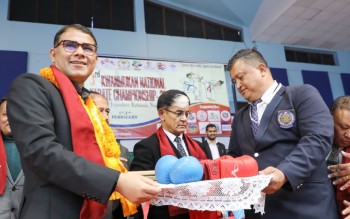 क्वानमुकान राष्ट्रिय करातेमा सदिक्षालाई स्वर्ण