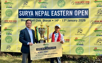 निरजद्वारा सूर्य नेपाल इस्टर्न ओपनको उपाधि रक्षा