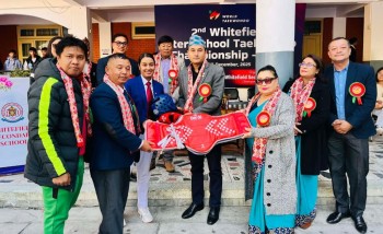 ह्वाइटफिल्ड तेक्वान्दो च्याम्पियनसिपमा शिव बाबा च्याम्पियन