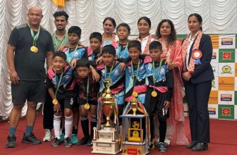 प्रथम अन्तरविद्यालय अन्डर-१२ छात्र फुटसल सम्पन्न, विद्यावाणीले जित्यो उपाधि