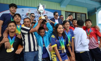 प्रथम अन्तरविद्यालय पौडीमा जेम्स स्कुल च्याम्पियन