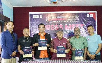 विश्व टिम टेबलटेनिसको दक्षिण एसियाली छनोट बुधबारदेखि हुने