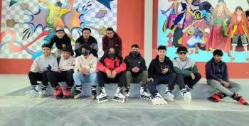 रोलर स्पीड  स्केटिङको तयारि पुरा