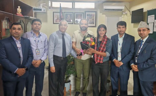 क्याप्टेन इन्दु वर्मा युनिभर्सल कलेजको ब्राण्ड एम्बेस्डरमा नियुक्त