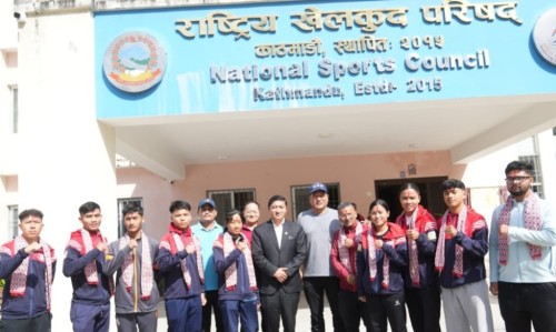 खेलाडीसहित १० सदस्यीय कराते टोली चीन जाने