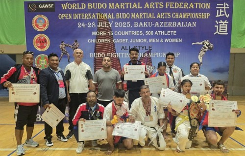 नेपाललाई विश्व बुदो मार्सल आर्ट्समा ८ स्वर्णसहित १० पदक